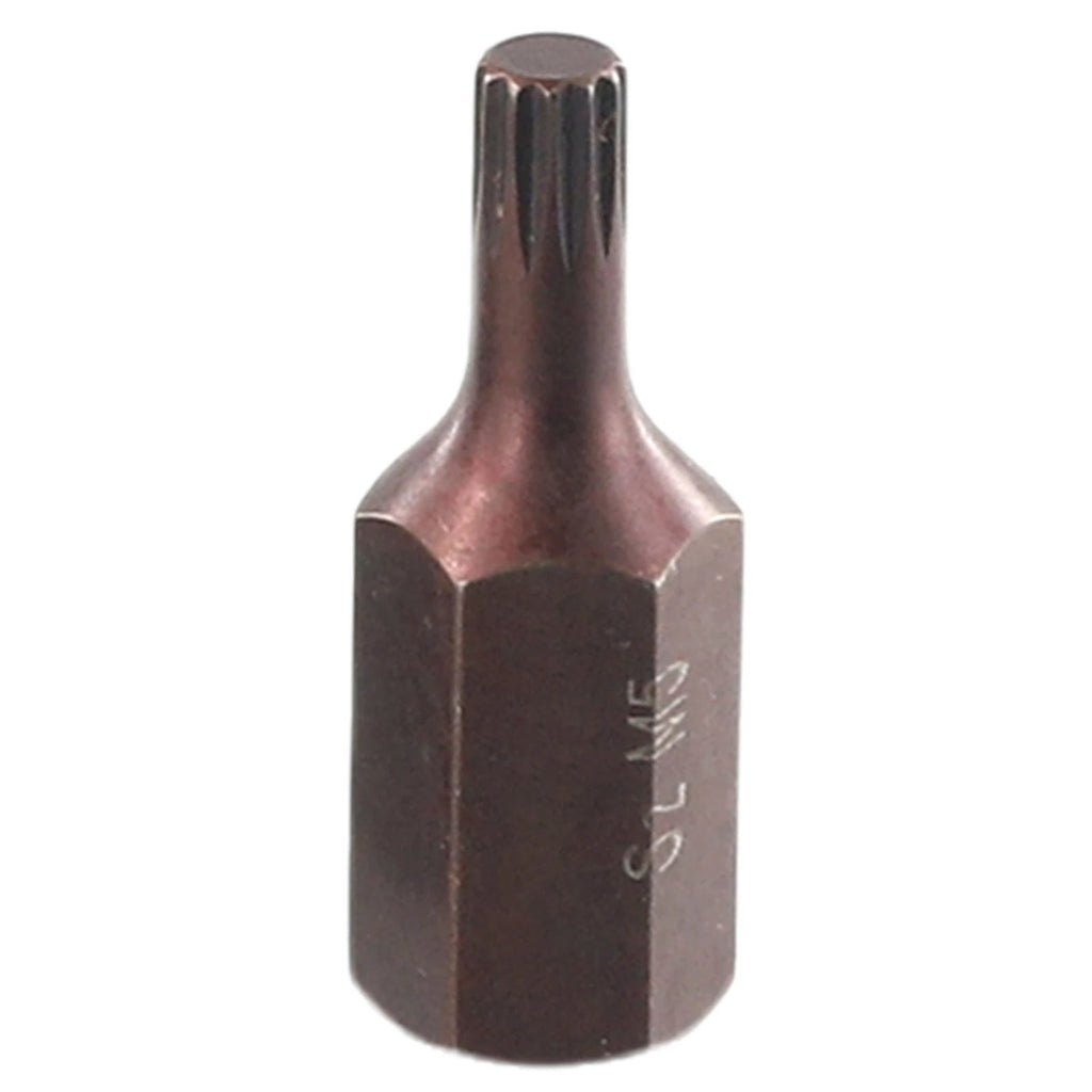5pcs M5-30mm Star Screwdriver Bit 10mm Hex Shank for Impact Driver