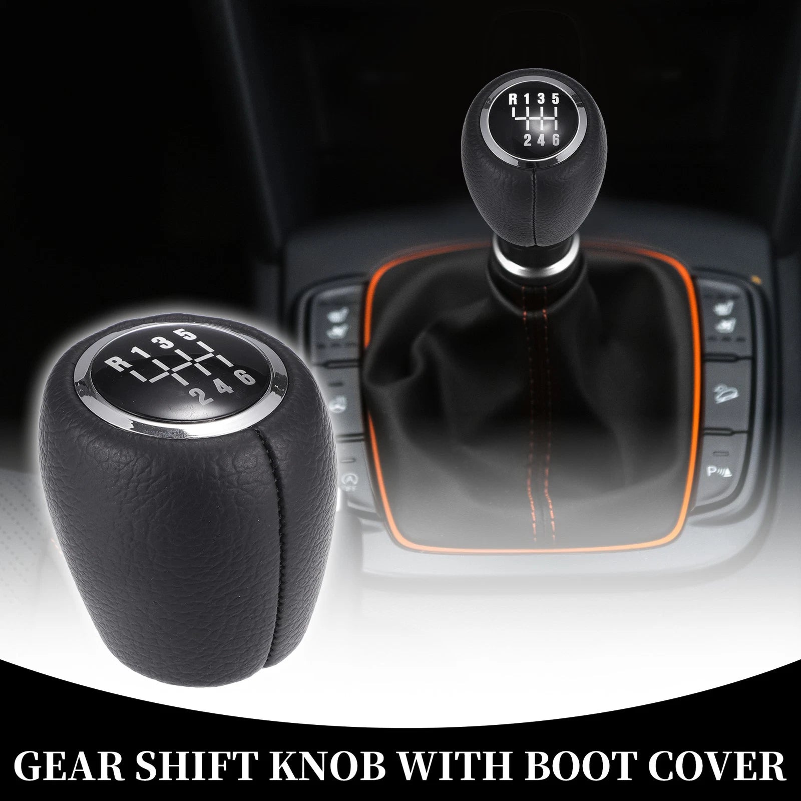 6 Speed Manual Shifter Knob Replacement for Chevrolet Cruze (2008–2012)