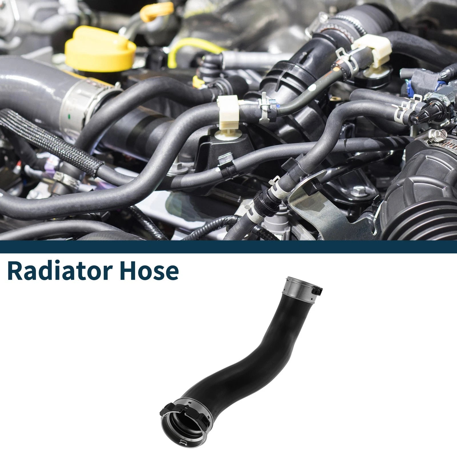 Radiator Hose for Mercedes-Benz E-Class W212 Boost Hose Black (2009–2016)