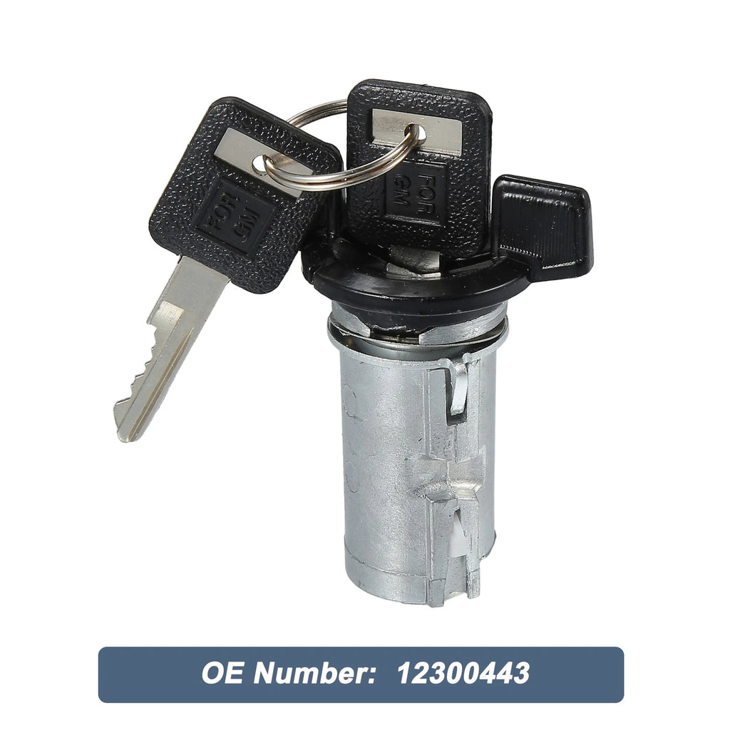 Ignition Switch Lock Cylinder with Keys Replacement for Chevy C1500 C2500 (1991–1994)