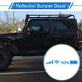 Reflective Bumper Decal for WiFi Signal Dashboard (Reflective Blue Square)