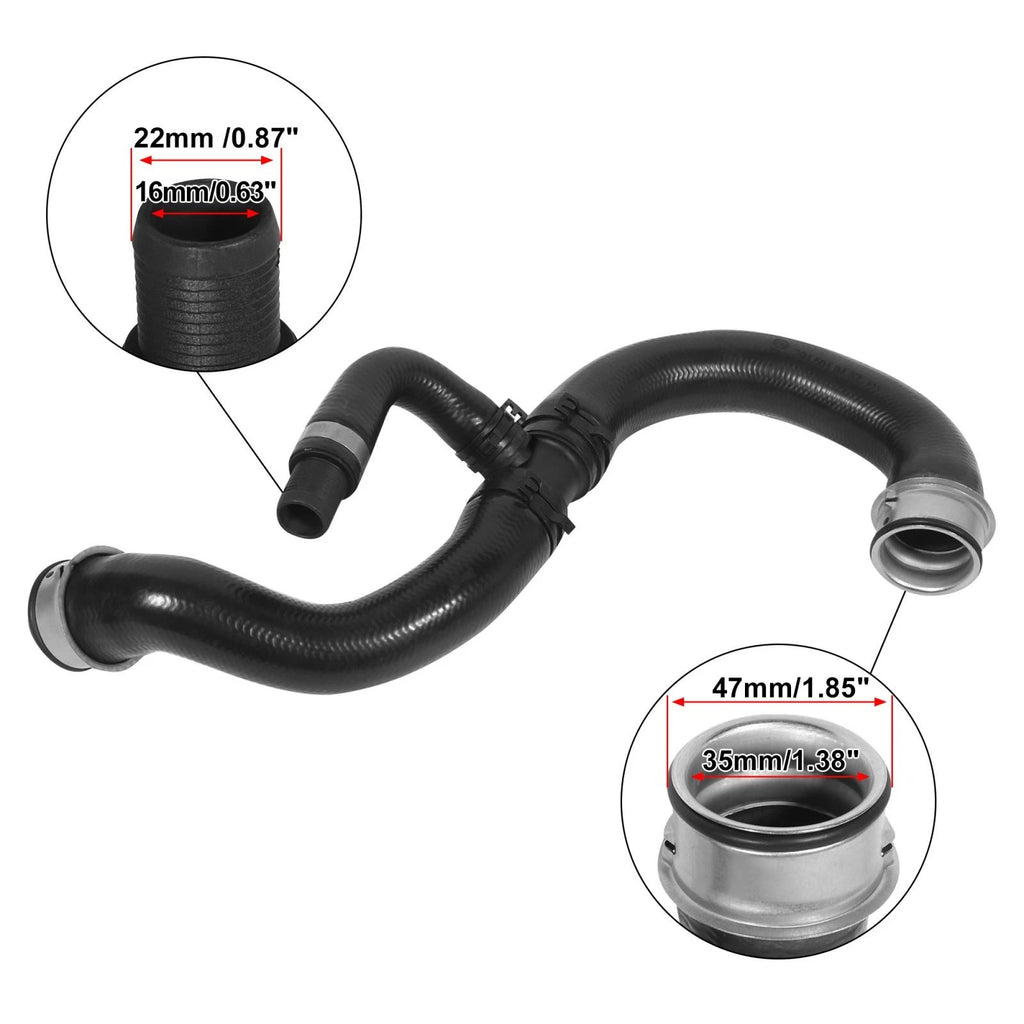 Lower Radiator Coolant Hose Rubber Replacement for Mercedes-Benz GLK350 (2010–2012)