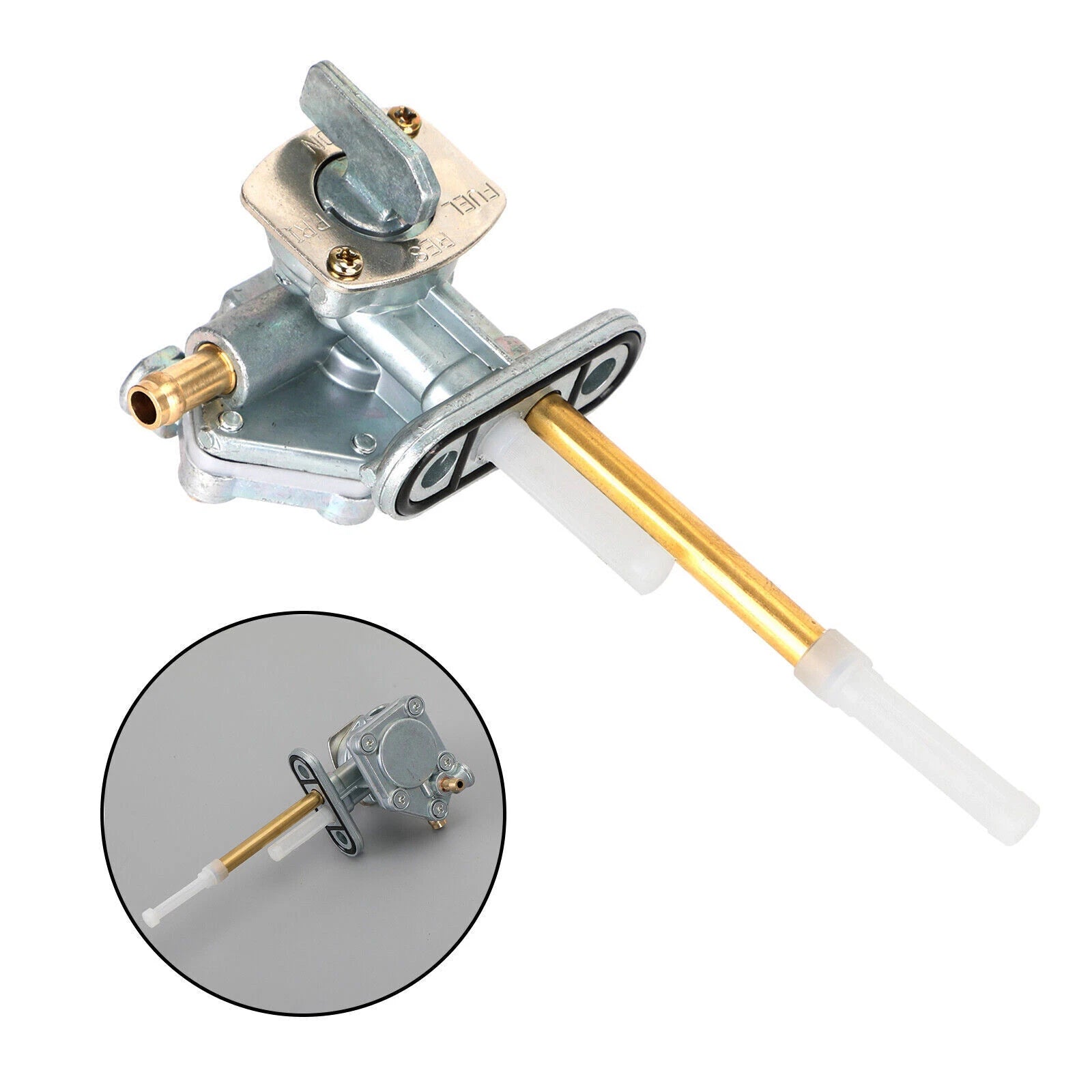 Gas Tank Fuel Cock Valve Petcock for Kawasaki ZR400 ZRX (1994–2008) 51023-1267
