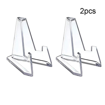 2X Acrylic Display Stand for Exhibitions Homes (L:6.8x5.2CM, M:5.7CM)