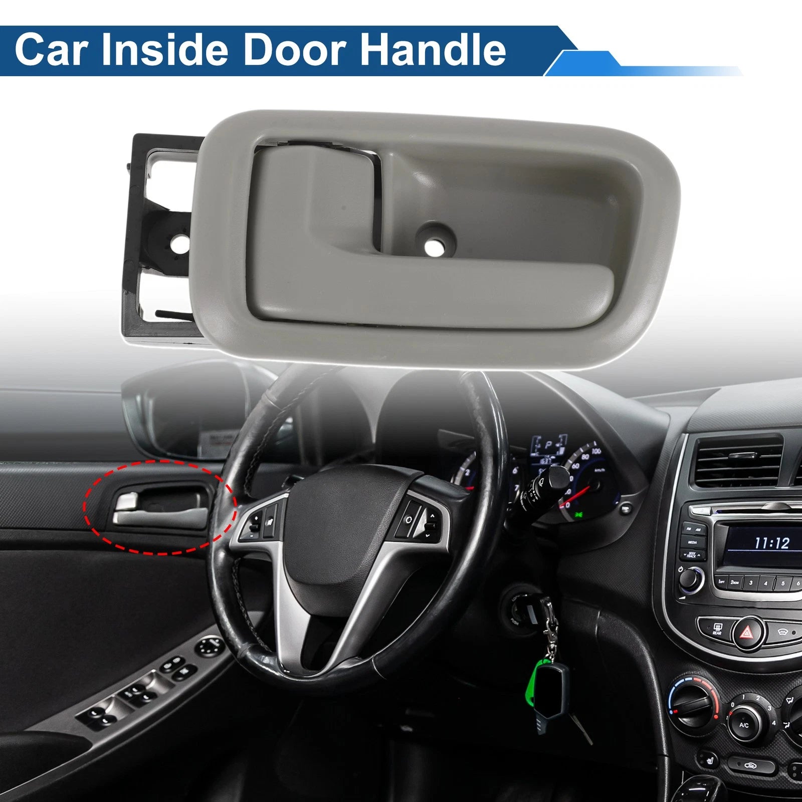 Interior Door Handle Replacement for Toyota Tundra (2000–2006) Beige