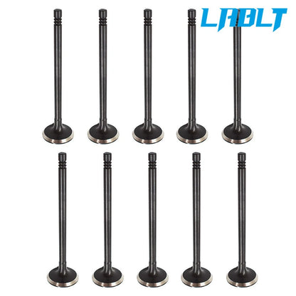 10PCS Exhaust Valve 6mm Stem for Volvo C30/70 S40/60/70/80 V50/70