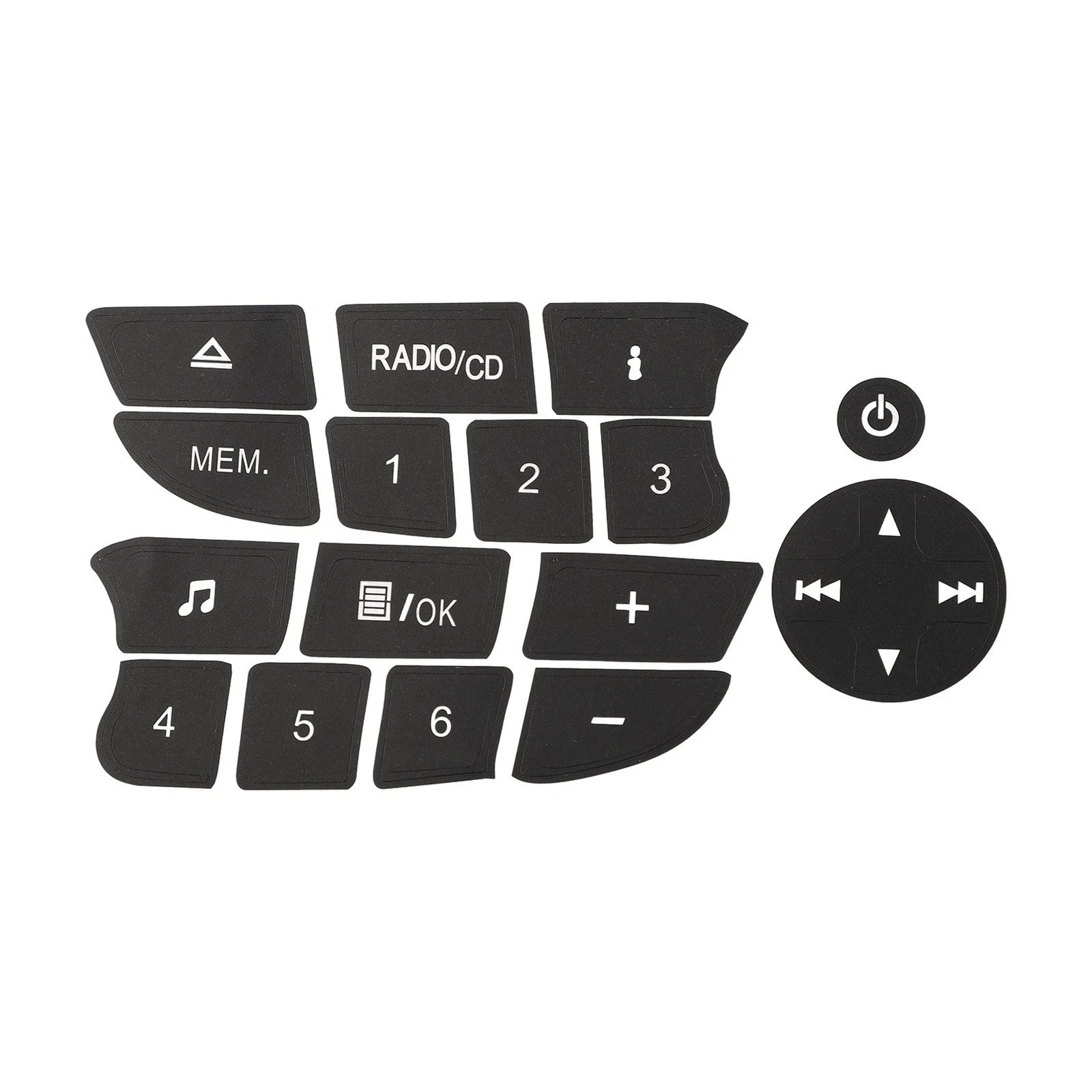 Button Sticker for Audio Control (1 Pc)