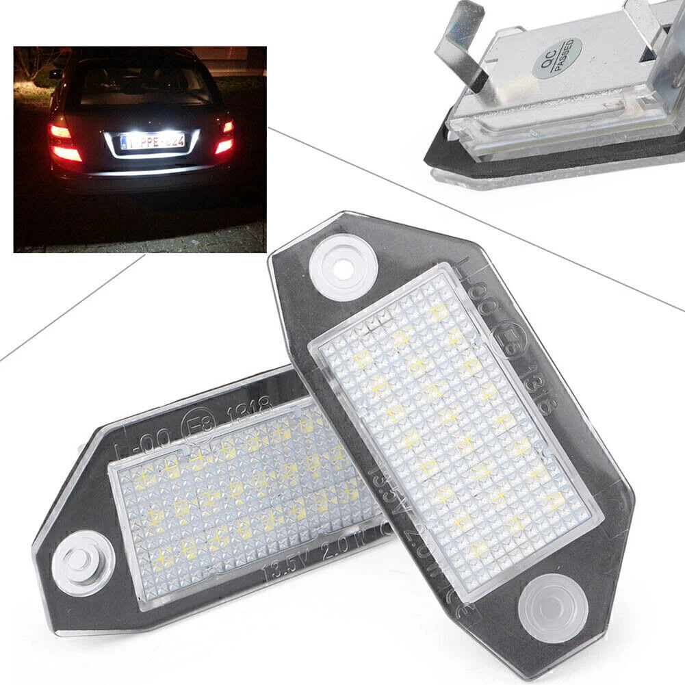 2X LED License Plate Light for Ford Mondeo MK3 (2000–2007)
