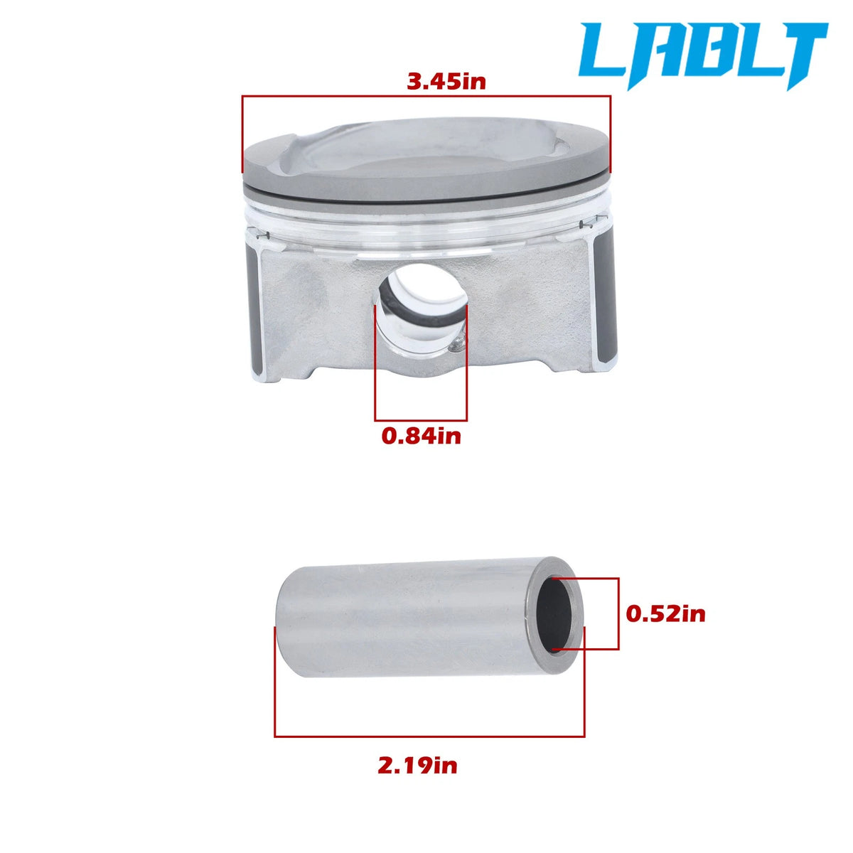 Piston & Ring Kit for Toyota Camry RAV4 Scion tC 2.4L 2AZFE (2007–2013)