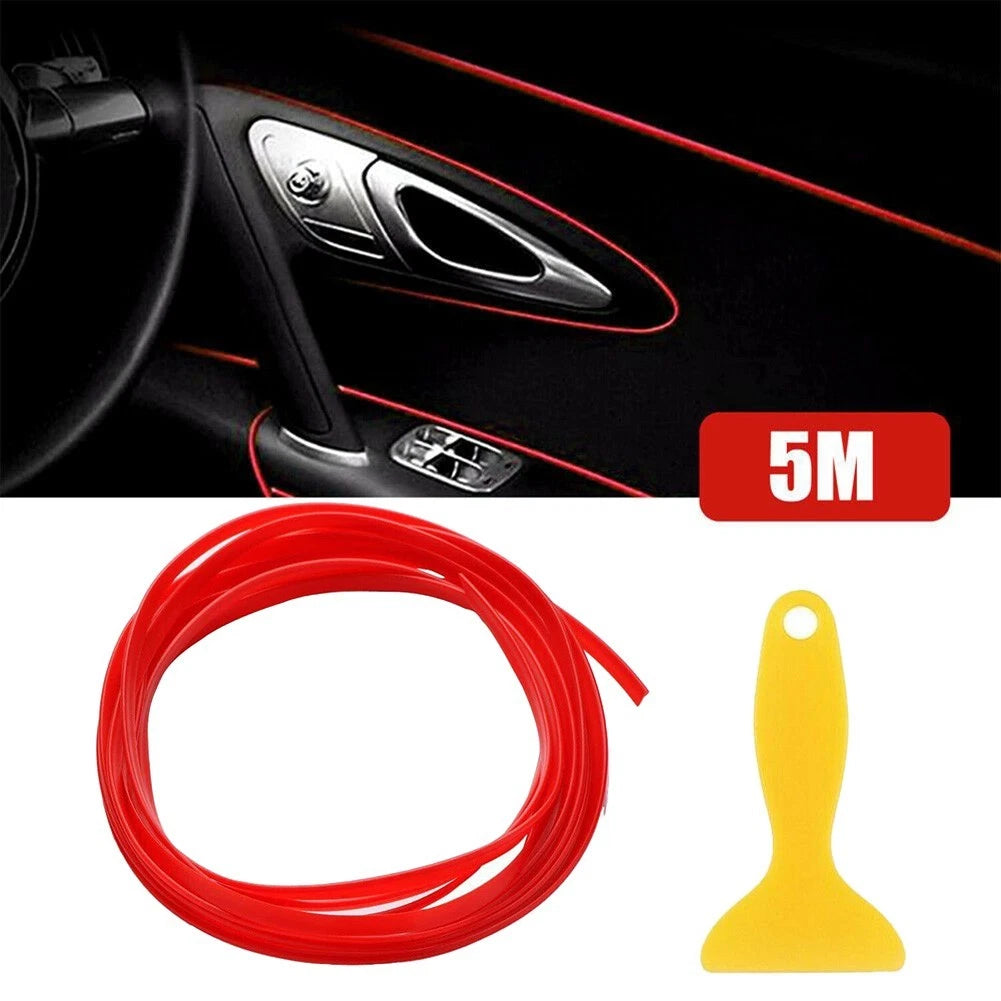 Door Panel Trim Moulding for - Red Edge Gap 1pc