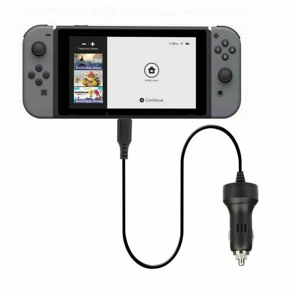 USB Type-C Fast Car Charger for Nintendo Switch (2017–2023)