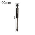 Magnetic Cross Bit with Hex Shank for Strong Screw Driving (1pc)