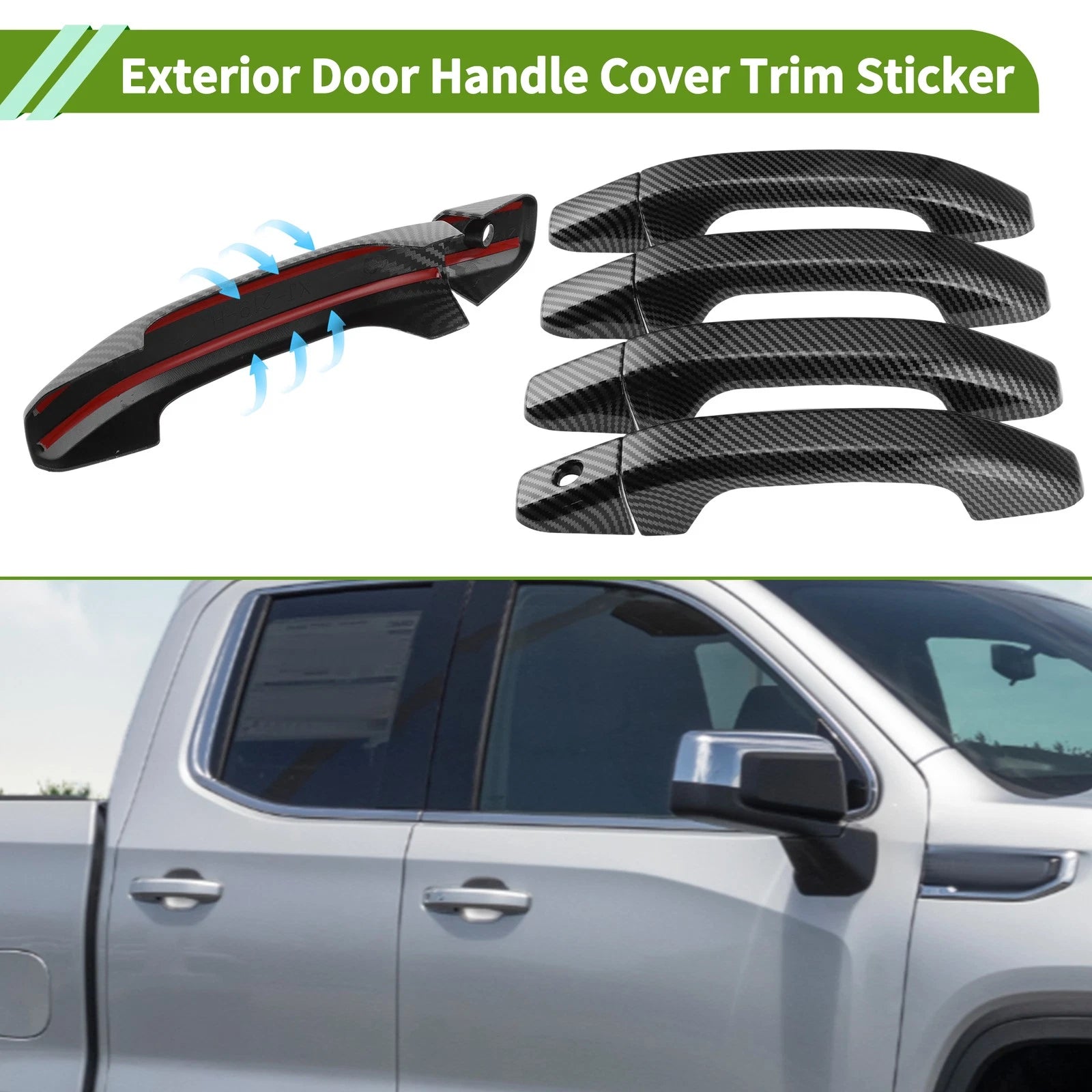 Exterior Door Handle Cover Replacement for Chevrolet Colorado (2015–2022)