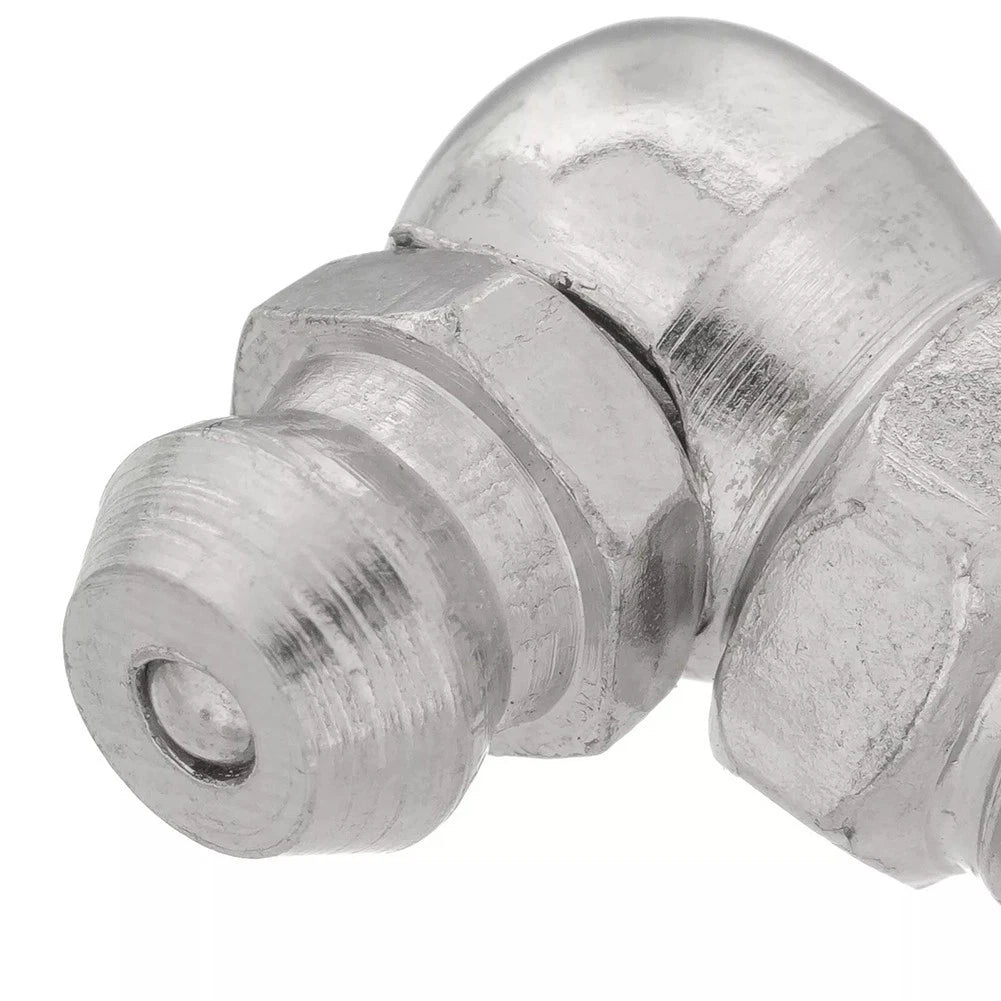 5X Iron Galvanized 90 Degree Grease Nipple Fitting