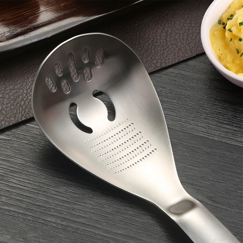 2 Stainless Steel Multifunction Spoons 304 Grade for Cooking Camping Travel