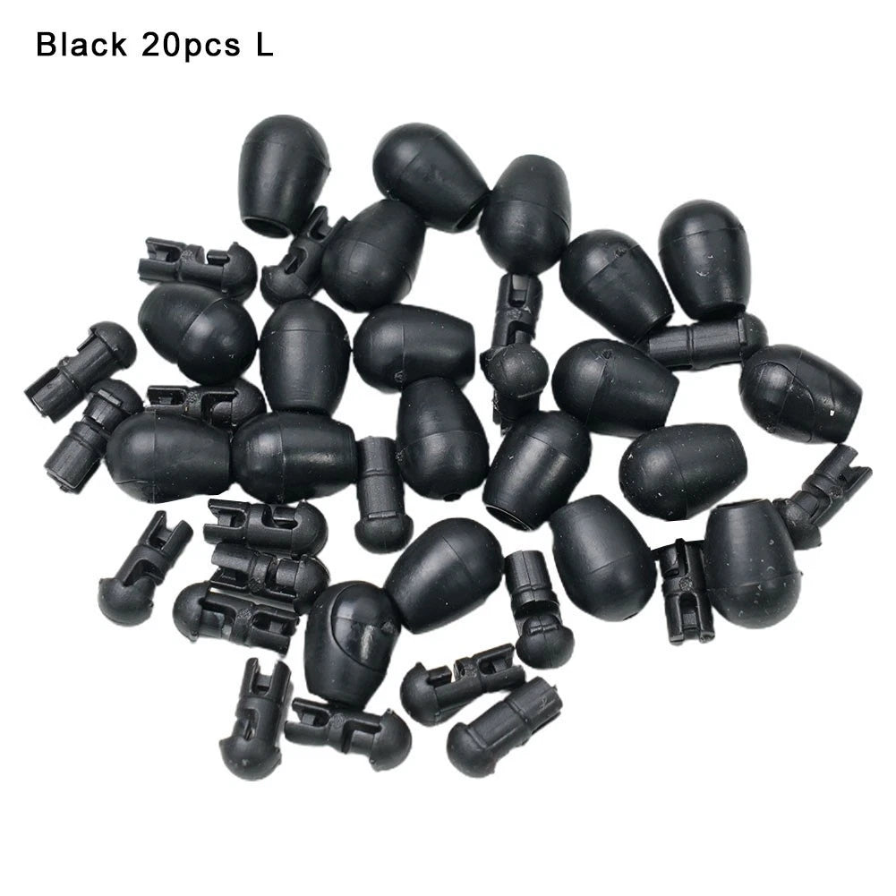20/50pcs Quick Change Beads for Carp Fishing Shock Bead Feeder