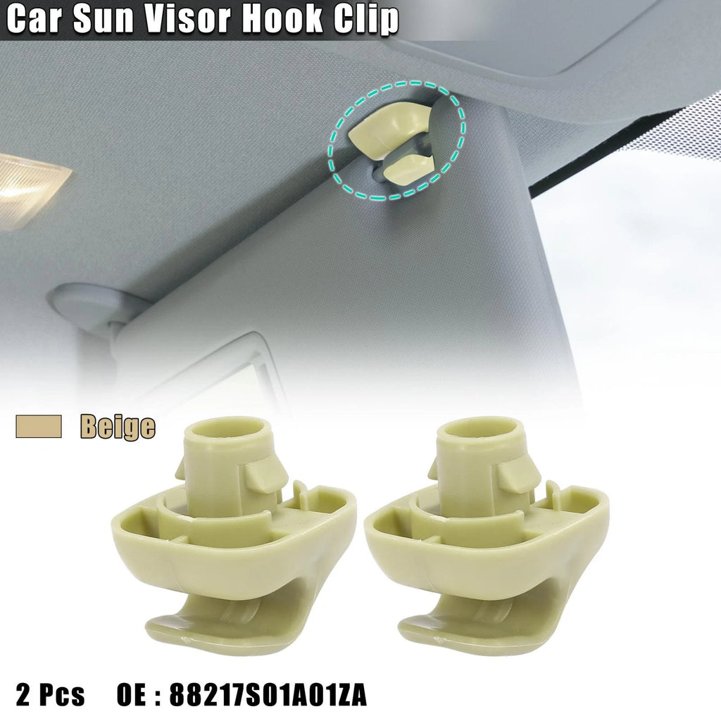 Sun Visor Hook Clip Retainer Replacement Set for Honda Civic (2000–2011)