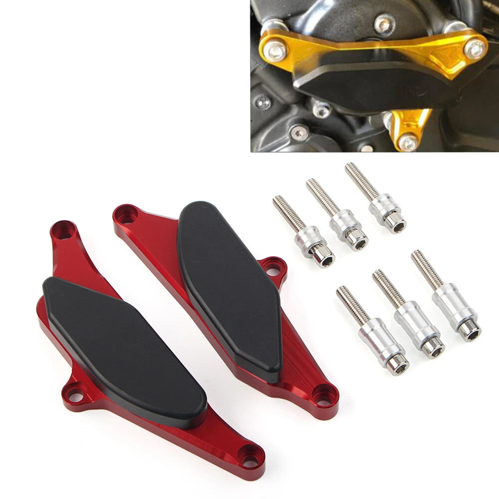 CNC Engine Slider Frame Crash Protector Pad Guard for Yamaha Vmax 1700 (2009–2018)