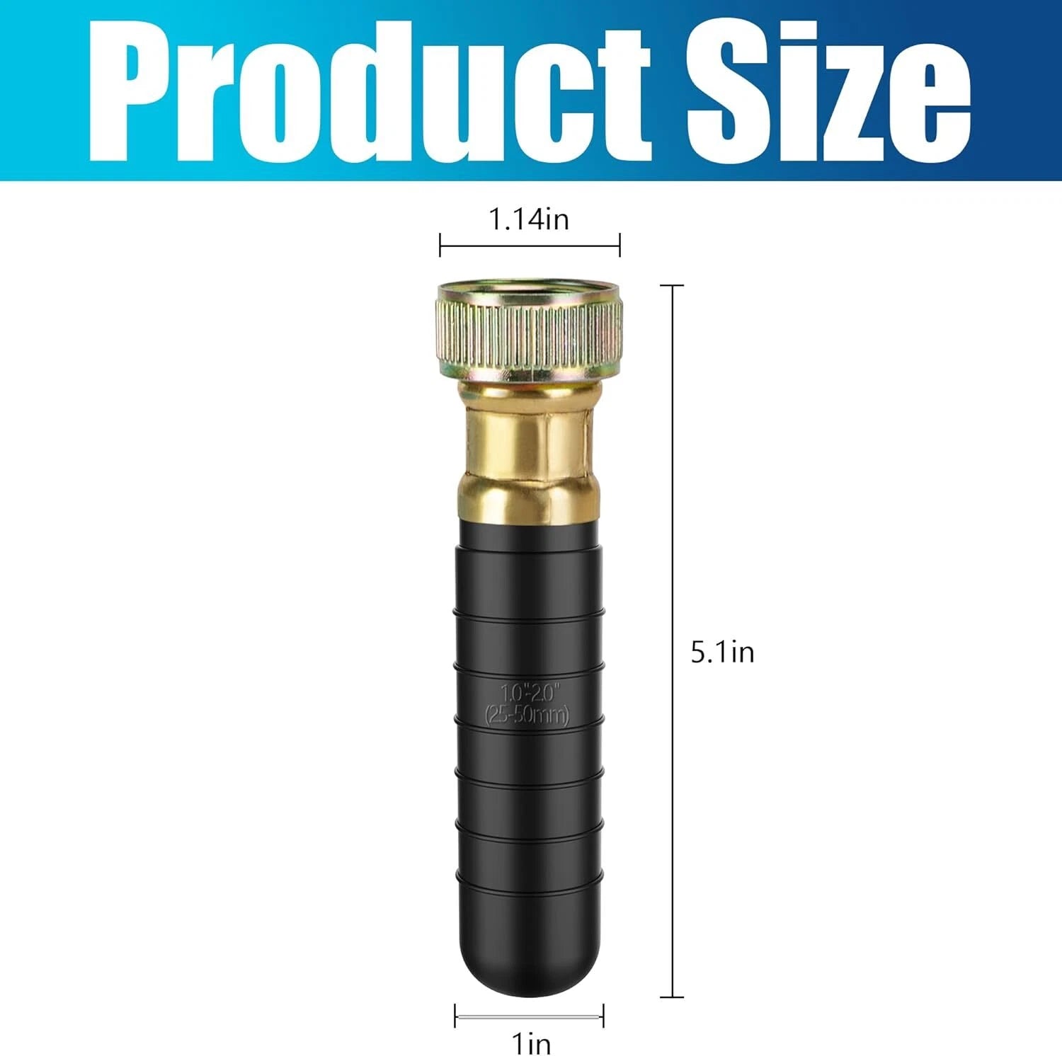 1"-2" Drain Cleaning Bladder for Clogged Sewer Pipe Snake Tool