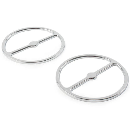 Chrome Speaker Trim Ring Cover Set for Harley Electra Tri Street Glide (2014–2023)