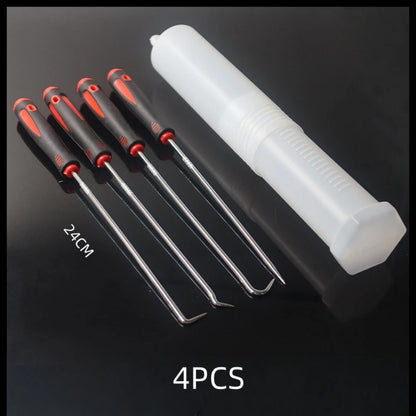 4-Piece Hook and Pick Tool Set for O Ring Gasket and Seal Removal