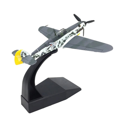 1/72 Scale BF109 Fighter Alloy Model with Stand