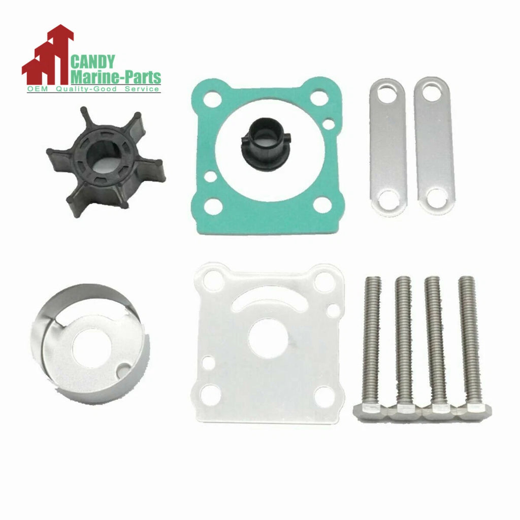 Water Pump Impeller Kit for Yamaha Outboard (6N0-W0078-A0-00, 6/8HP)