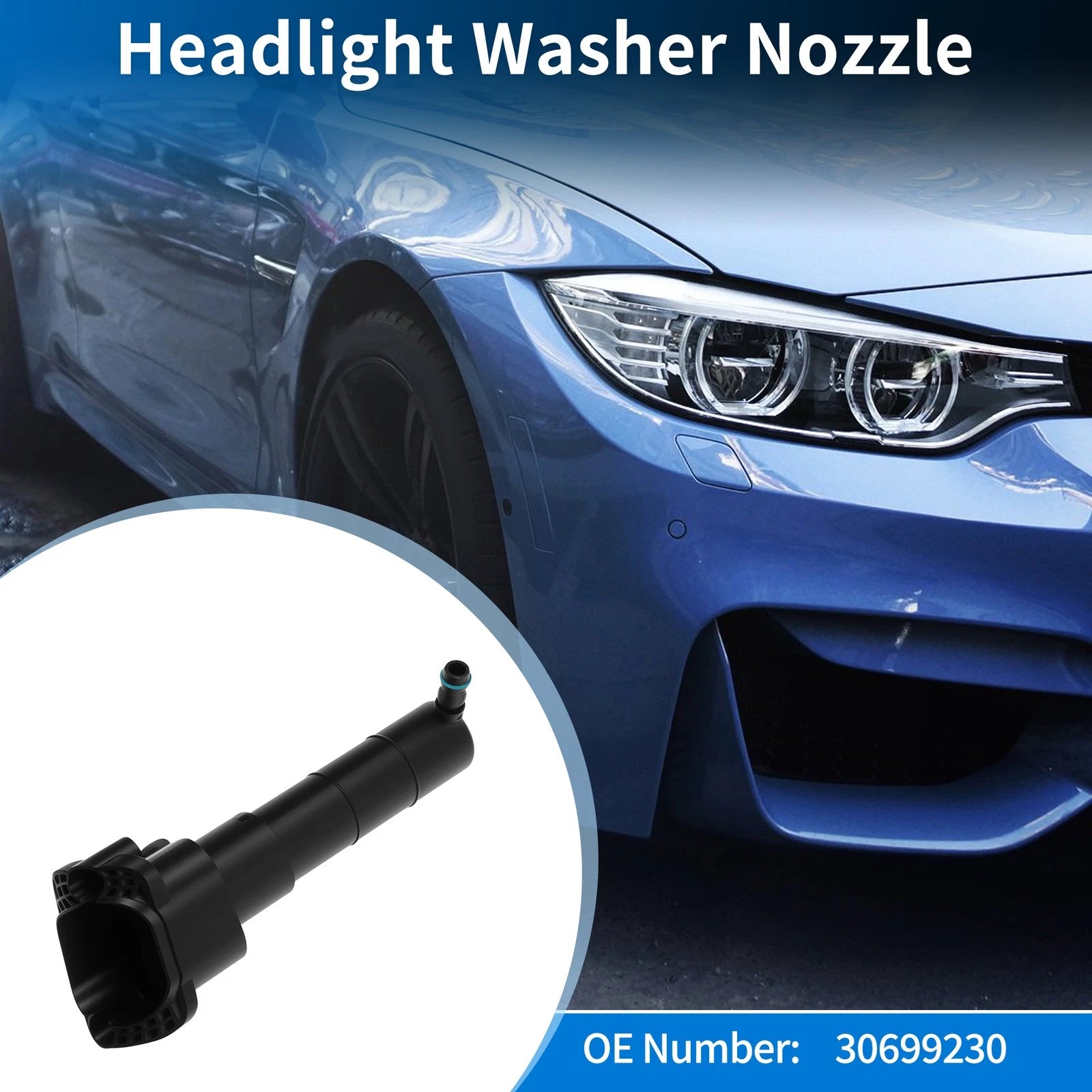 Right Side Headlight Washer Nozzle for Volvo XC90 (2003–2006) 30699230
