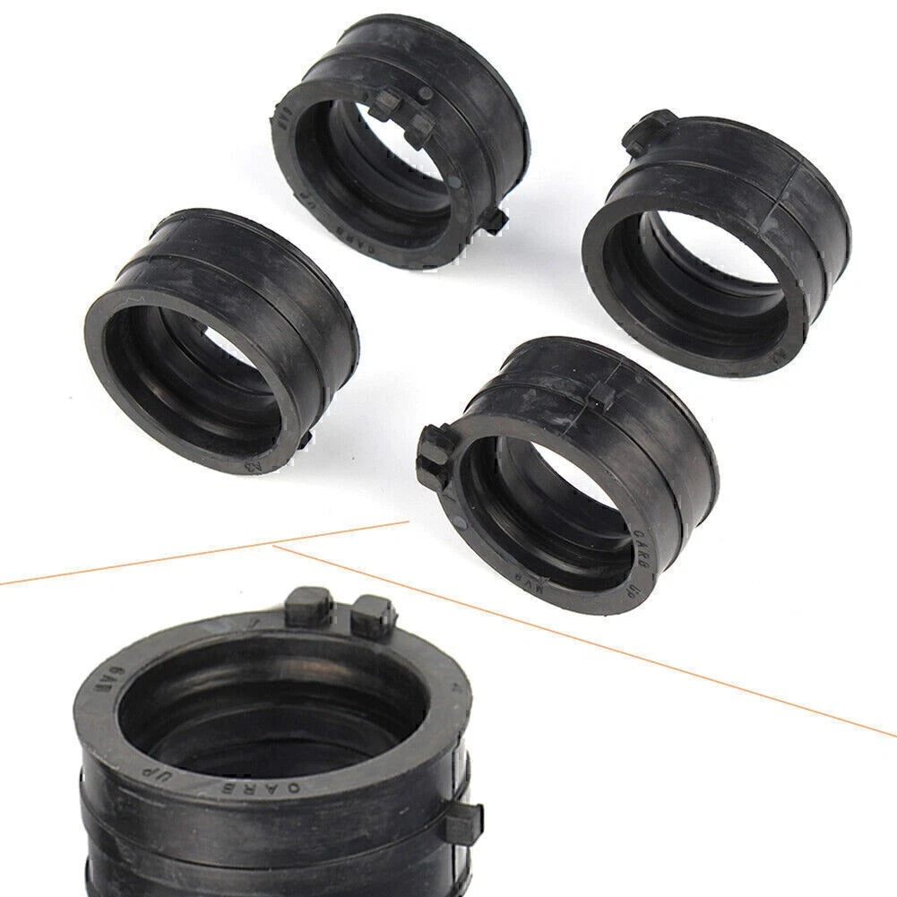 4x Motorcycle Intake Manifold Carb Boots For Honda CBR600F2 91-94