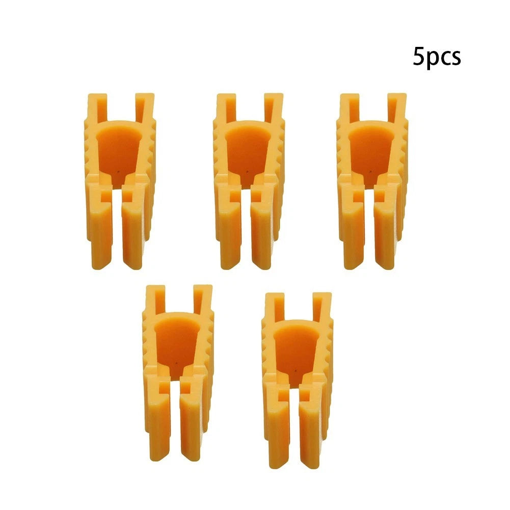 Set of 5 Yellow Fuse Pullers for Standard Car Fuse Blocks