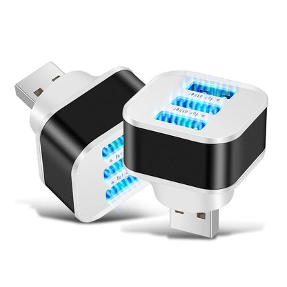 3 Ports USB 2.0 Hub Splitter Adapter for PC Laptop MacBook