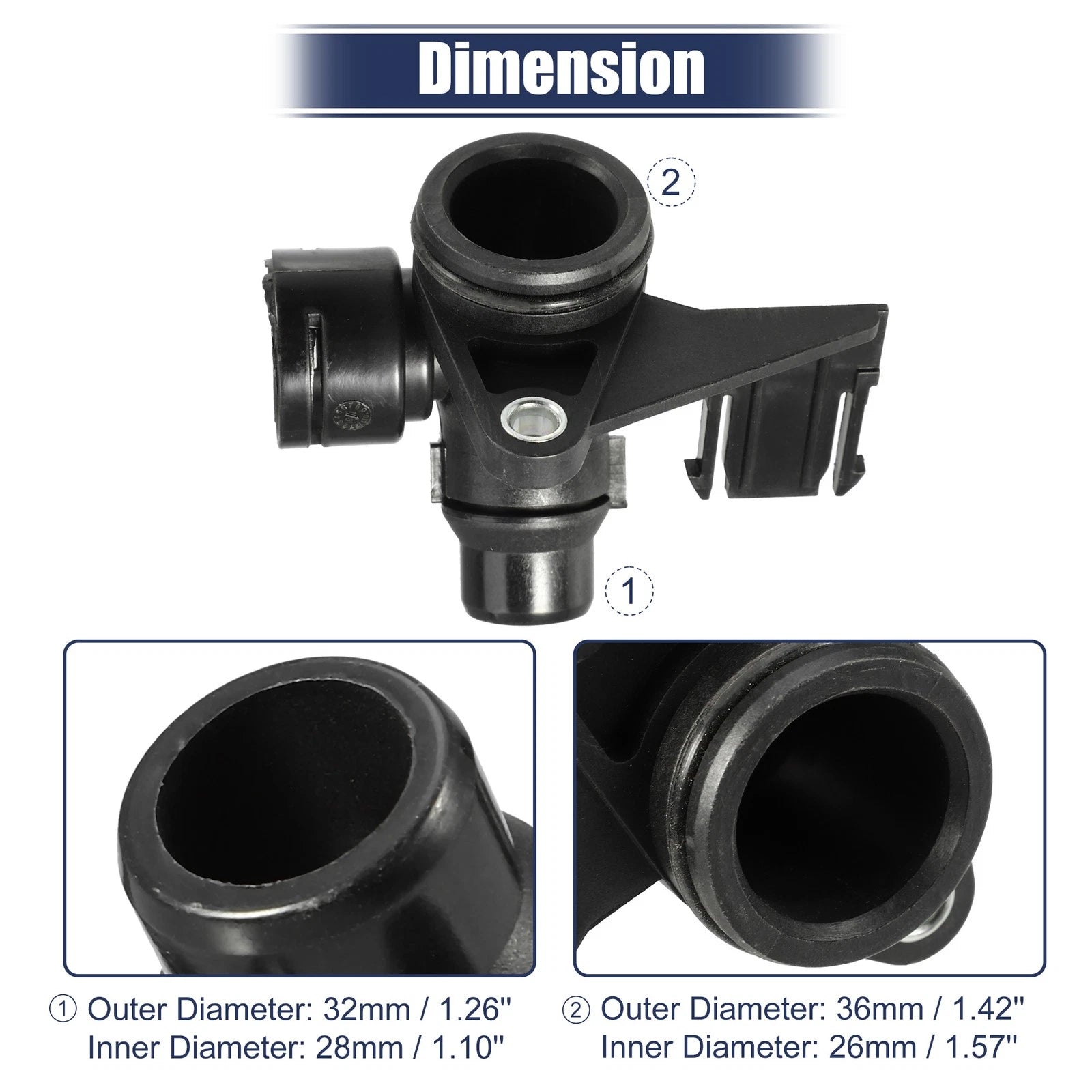 Radiator Coolant Hose Flange Replacement for Audi A4 Quattro (2009–2012)
