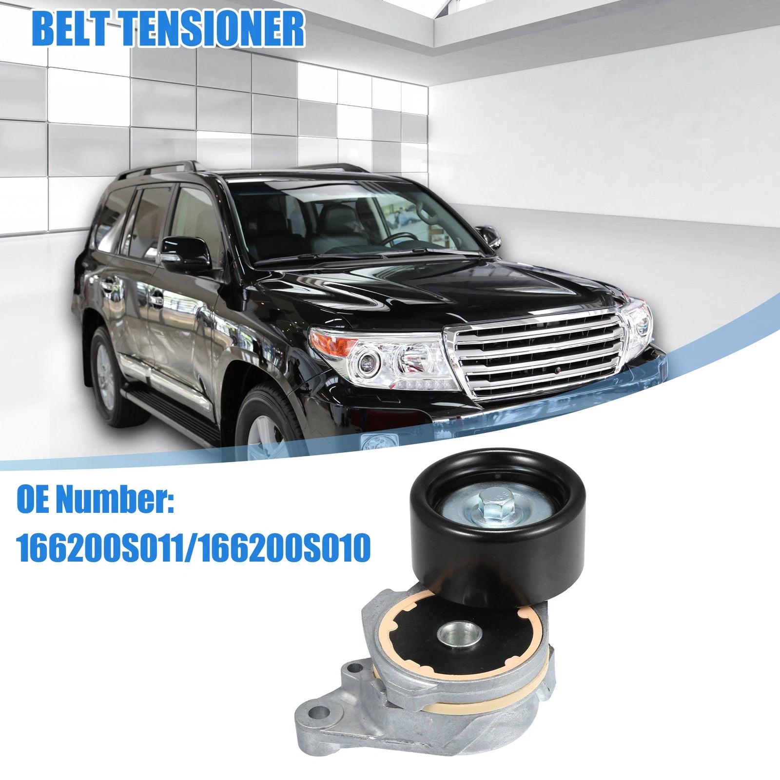 Engine Belt Tensioner Pulley Assembly for Toyota Sequoia (2010–2012)