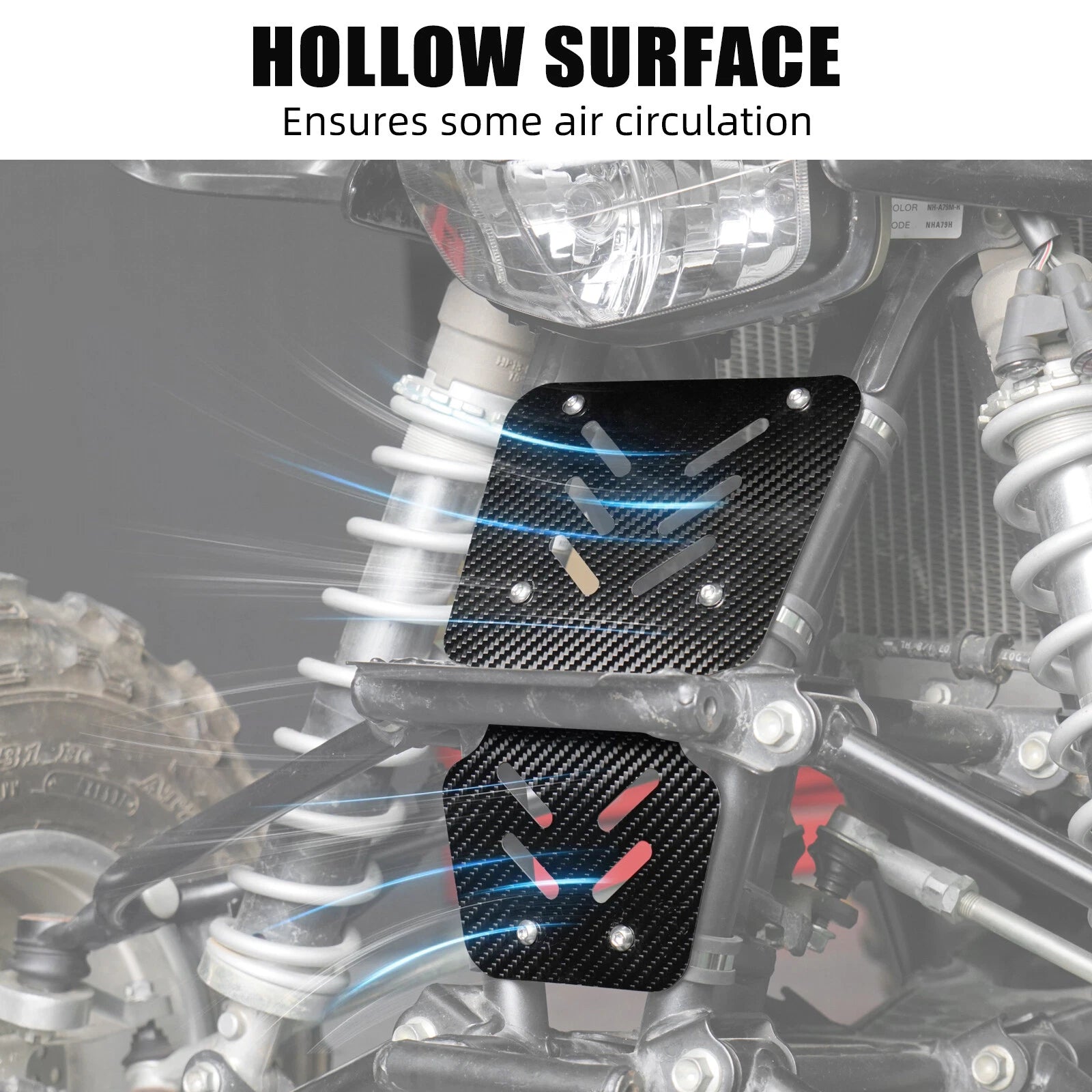 Radiator Mud Guard Cover Shield for Honda TRX 450 ER/R (2006–2014)