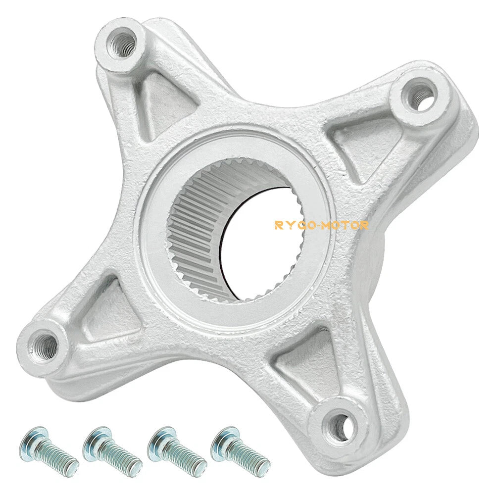 Rear Disc Brake Flange Rotor Hub w/Bolts for Honda Sportrax 400 TRX400EX (1999–2008)