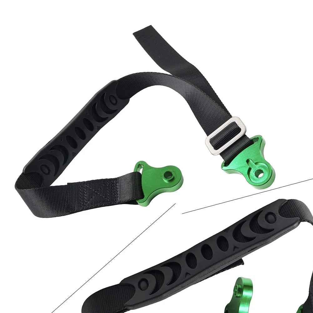 Adjustable Fork Rear Seat Rescue Strap for Motorcycle (Universal)