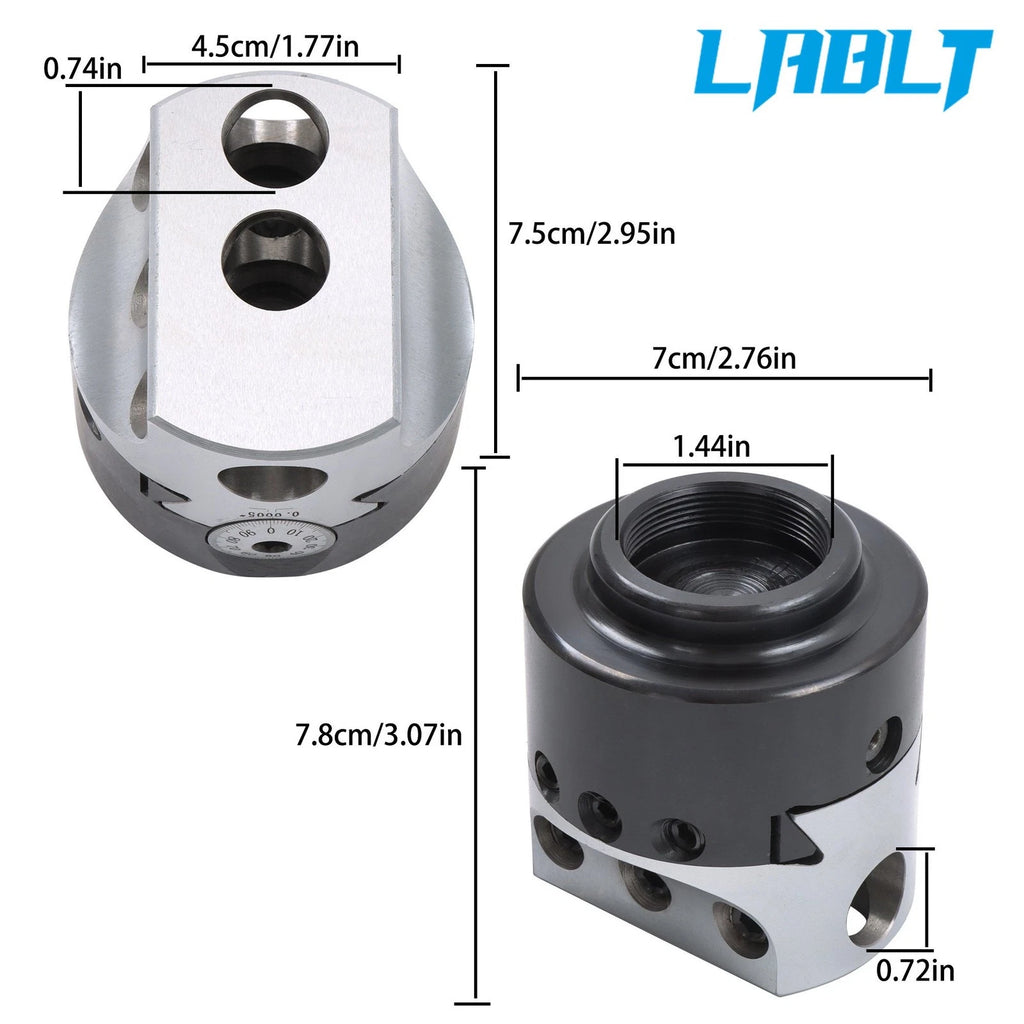 3" Precision Boring Head for LABLT (0.001 Radius, 1" MAX Offset)