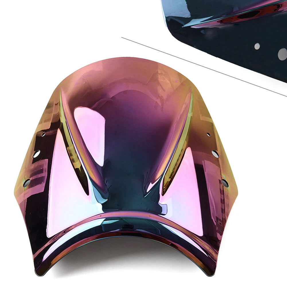 Deep iridium Universal Motorcycle Windshield Wind Screen Deflector Wind Shield
