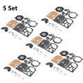 Set of 5 Carburetor Repair Kits for Walbro WB, WB-24, WB-25, WB-32, WB-33