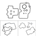Carburetor Rebuild Kit for Honda CRF150R/RB CRF450R/X TRX450R/ER (T9)