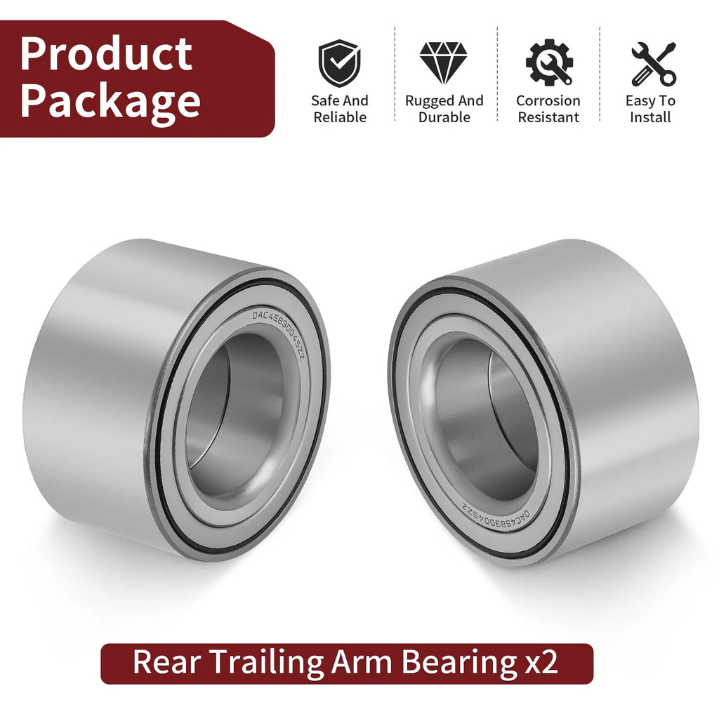 2X Trailing Arm Bearing for Can-Am Outlander Max Renegade 500 800 800R (2006–2020) 293350037