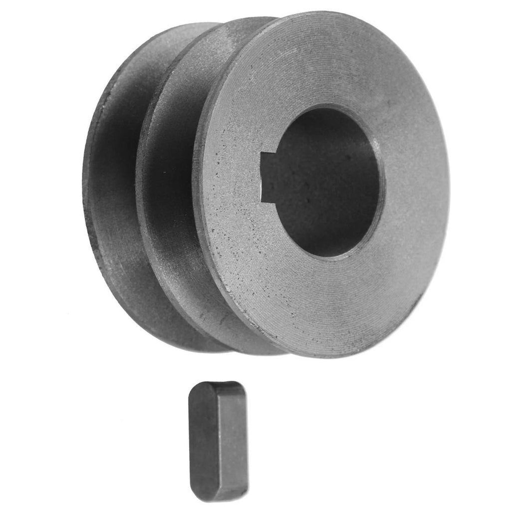Double Groove V Belt Pulley for A Type Motor (Cast Iron)