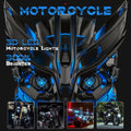Round Dual Color LED Ring Light for Motorcycle (IP65)