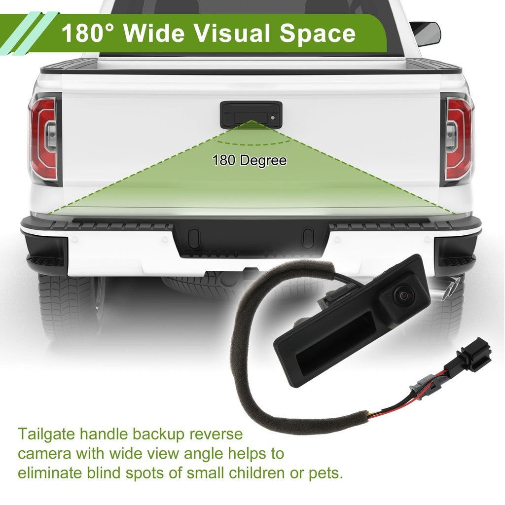 Rear View Backup Camera with Tailgate Handle for No.5ND827566C
