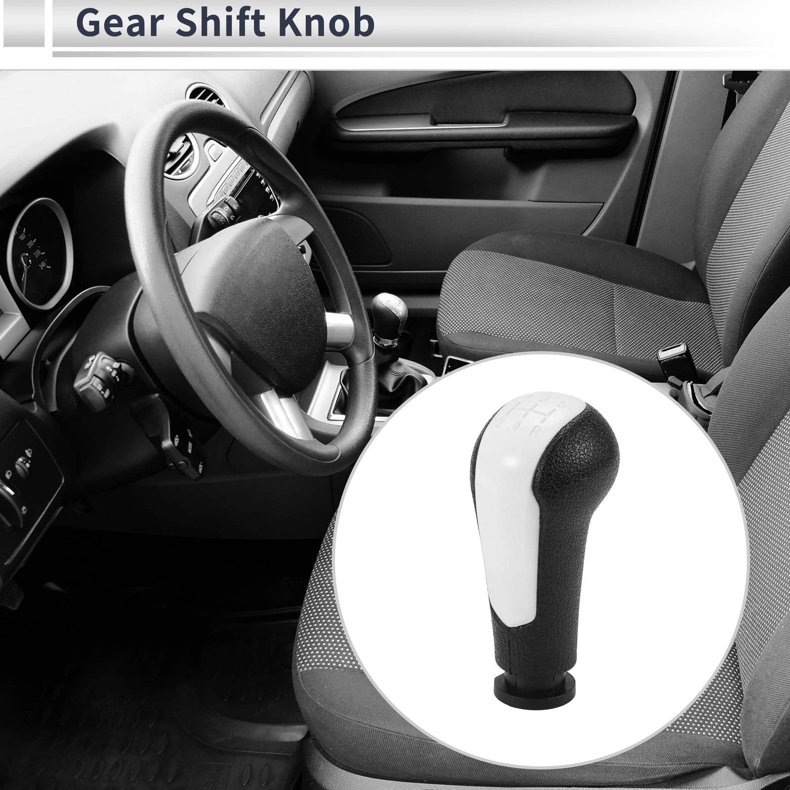 5 Speed Shift Knob Replacement for Chevrolet Spark Plastic Stick (2013–2018)