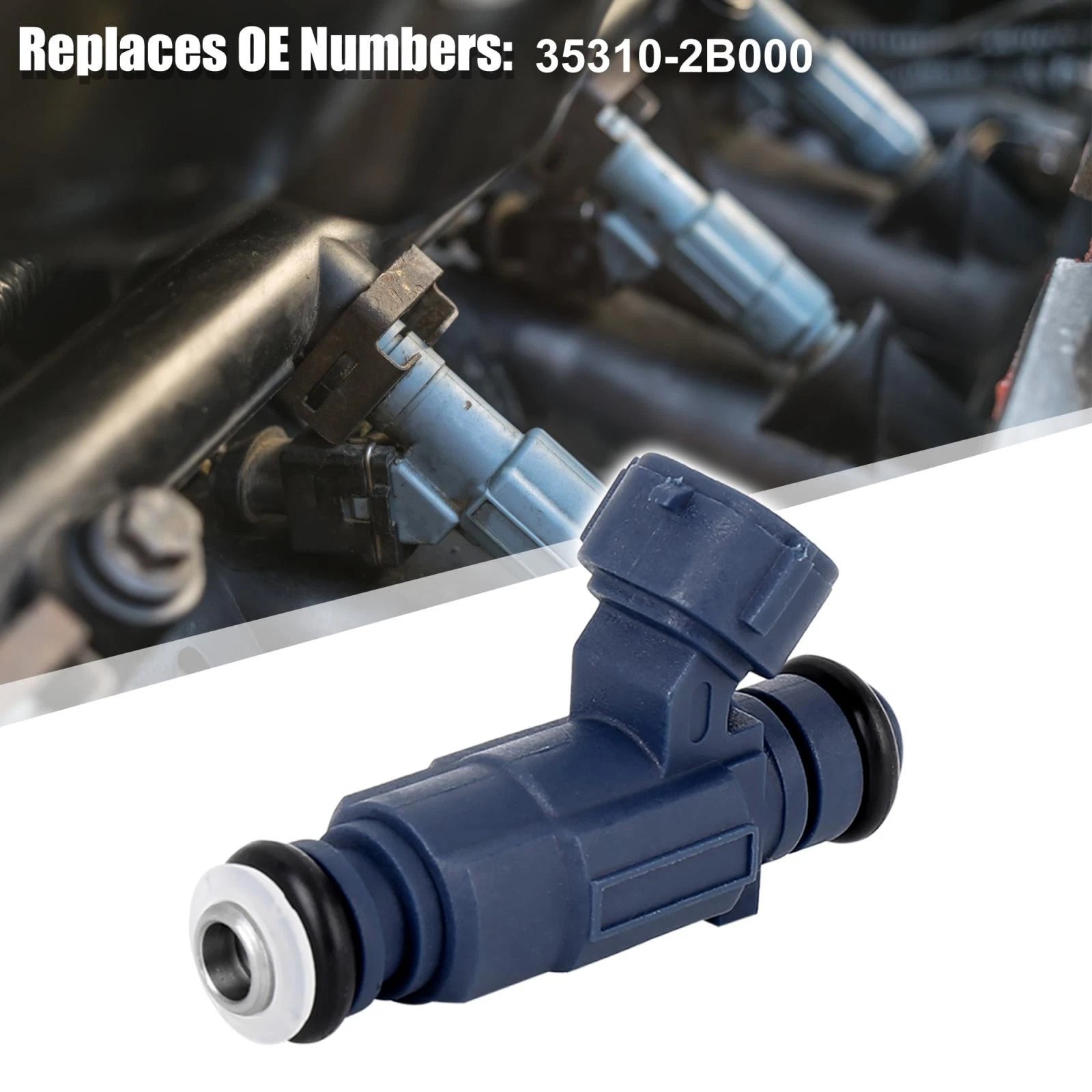 Fuel Injector Set 4PCS Replacement for Hyundai i30 Elantra (2007–2015)