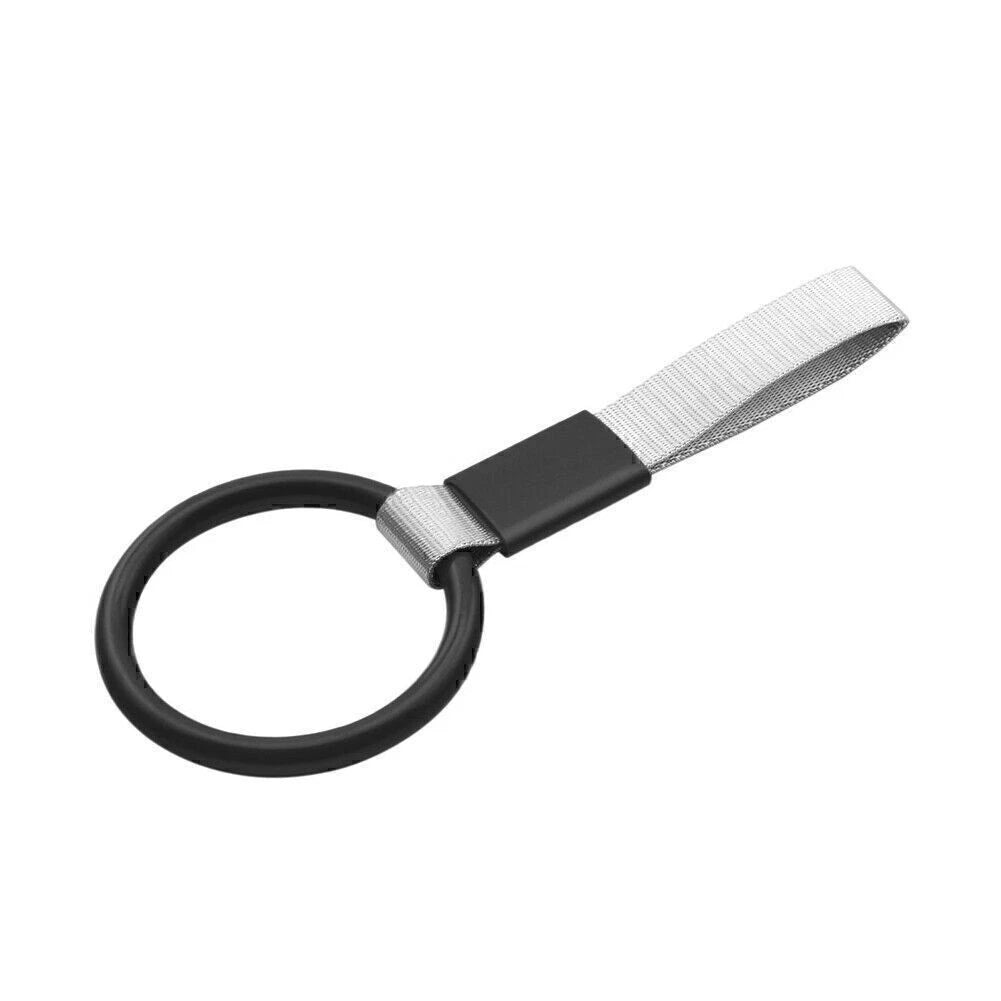 Tsurikawa Ring Handle Strap Charm for JDM Subway Train Bus (Round, Black)
