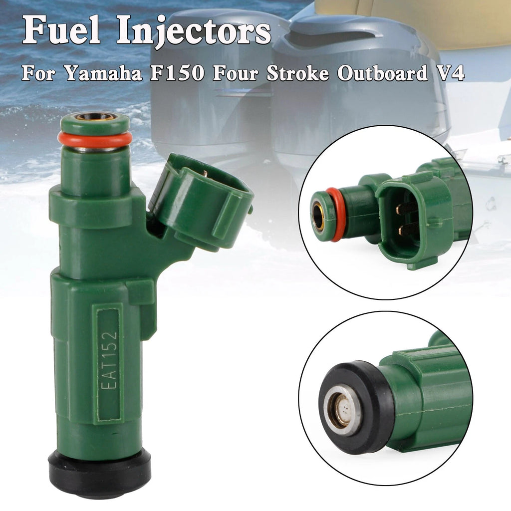 Fuel Injector 63P-13761-01-00 for Yamaha Outboard F150 (2000–2023)
