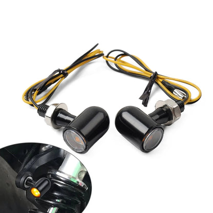 8mm Mini Turn Signal Lights for Bobber Cafe Racer