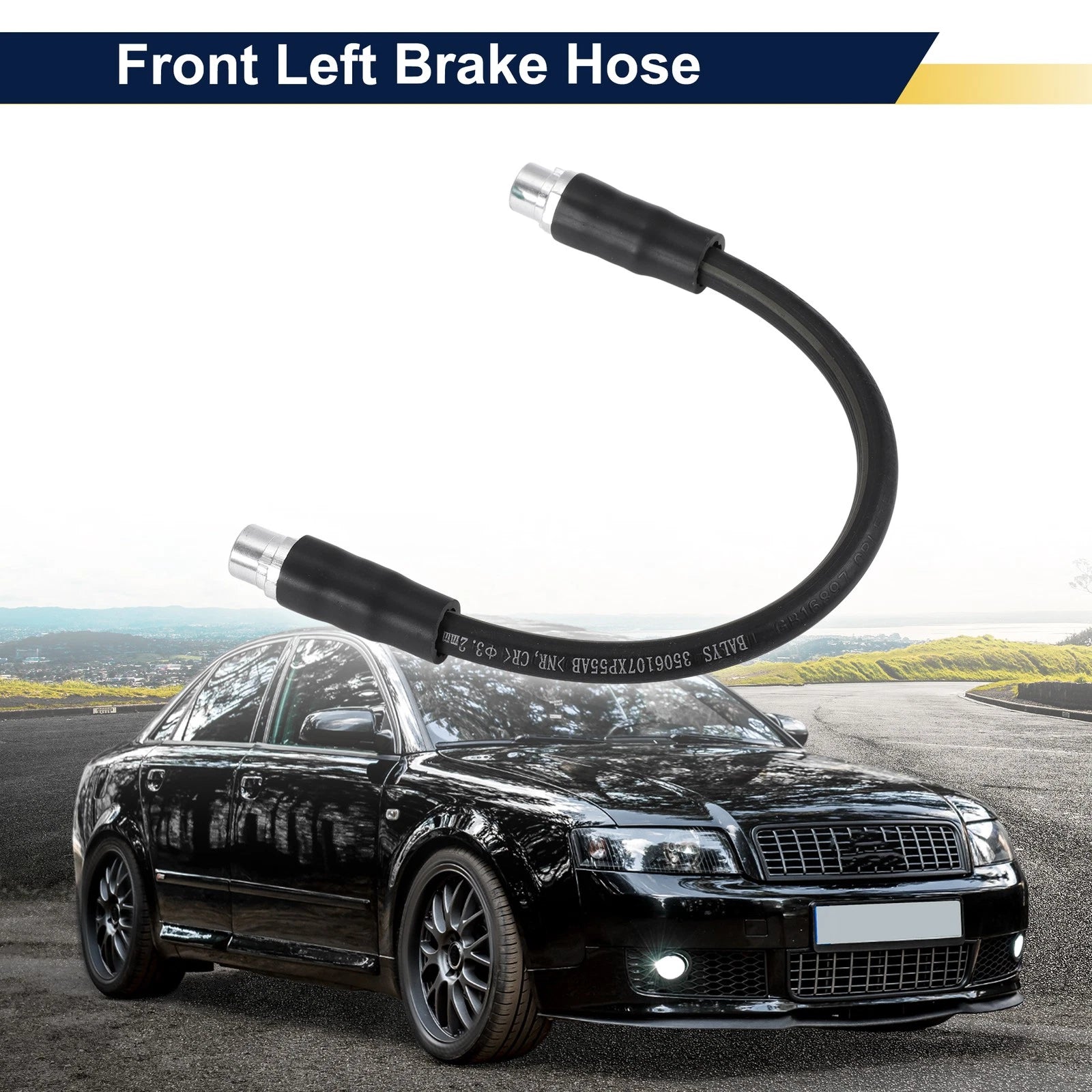 Front Left Brake Hose for Audi A4 (1996–2002) Brake Hydraulic Hose